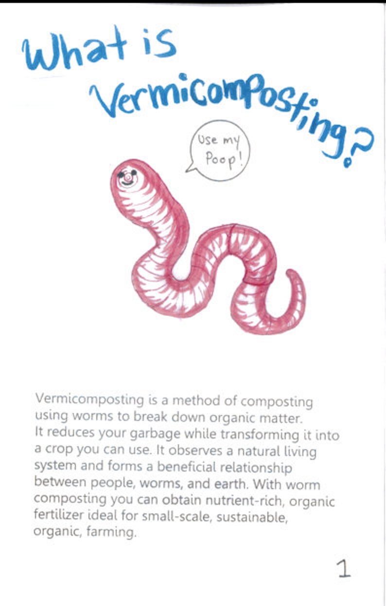 Vermicomposting A to Z: An Instructional Zine on Worm Composting - Image 4